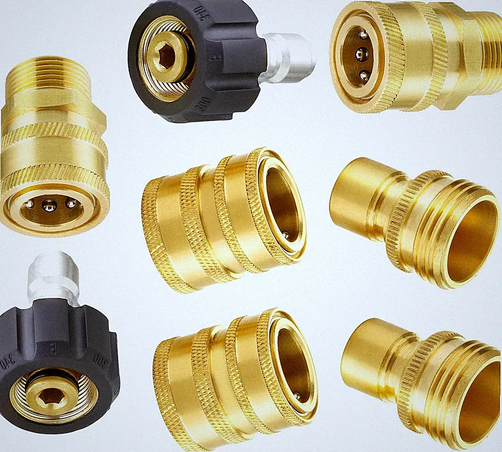 M MINGLE Ultimate Pressure Washer Adapter Set, Quick Disconnect Kit, M22 Swivel