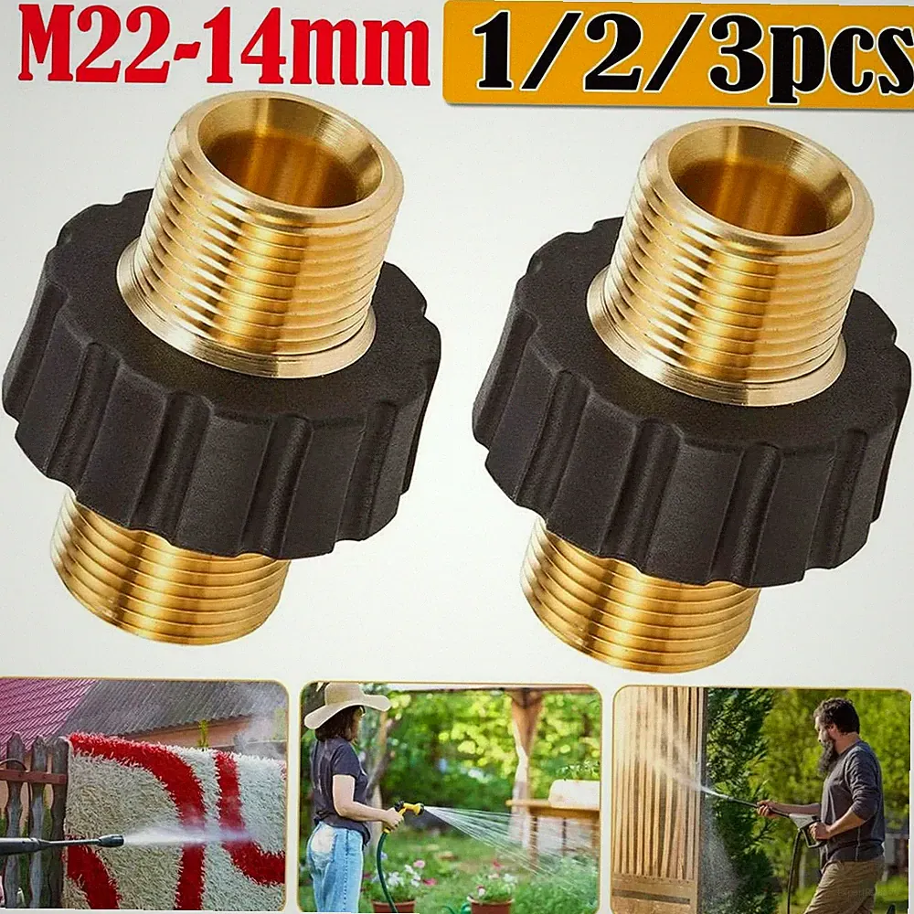M22-14mm Quick Connect Hose Adapter 5000PSI Pressure Washer Connector Fitting US