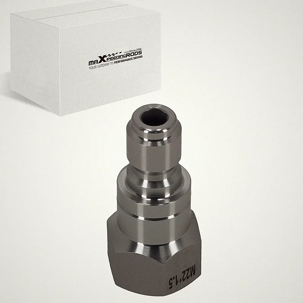M22 14mm to 3/8" Quick Connect Swivel Plug Adapter for Pressure Washer Gun
