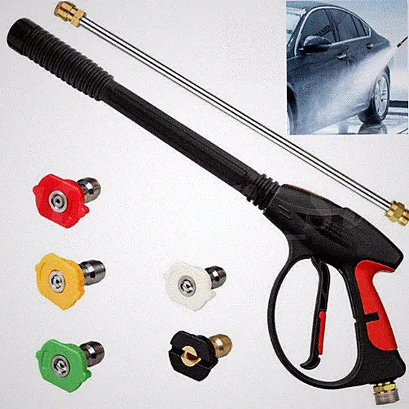 M22 High Pressure Washer Spray Gun Kit Extension Lance Optional 30/50 FT Hose