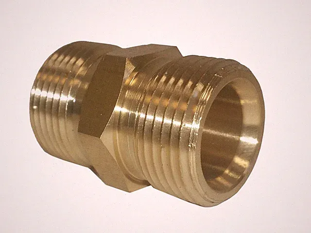 M22 Hose to Hose Coupler for Power Pressure Washer Connects 14mm to 15mm
