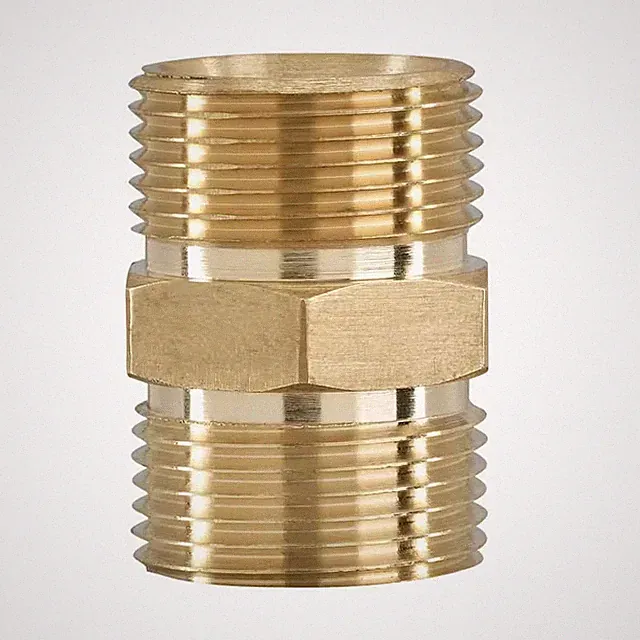 Male M22 X Male M22 14 Mm 4500-PSI Pressure Washer Hose to Hose Coupler