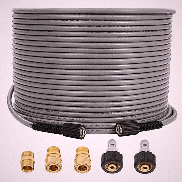 Manguera Para Hidrolavadora De Cien Pies Resistente A Dobleces De Lujo Pro