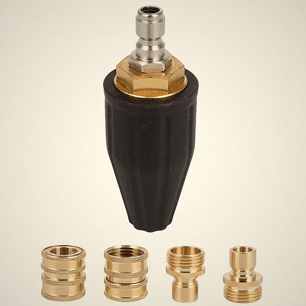 Max. 5000 PSI Pressure Washer Nozzle 360° Rotating Spray Tips for Power Washe...