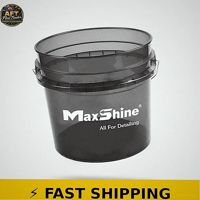 Maxshine 3.5 Gallon Detailing Bucket - Black