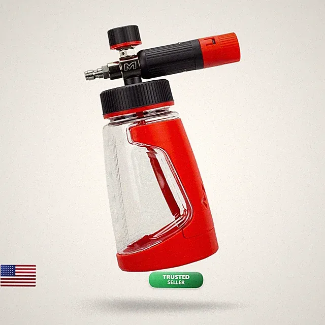 Maxshine Foam Cannon V2 1L Bottle 1/4" Quick Disconnect Brass Fittings SMFC003