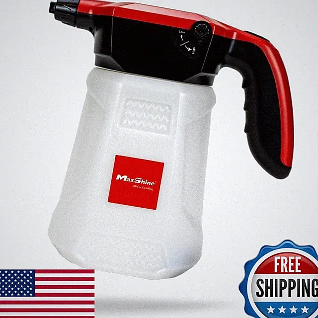 Maxshine Portable Cordless Foam Sprayer 2L Capacity 2600mAh Battery Dual Spray