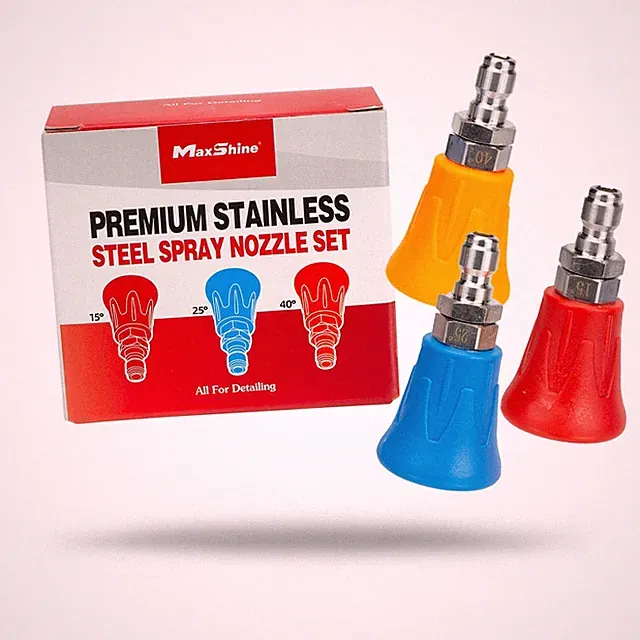 Maxshine Premium Stainless Steel Spray Nozzle Set Universal Quick-Connect
