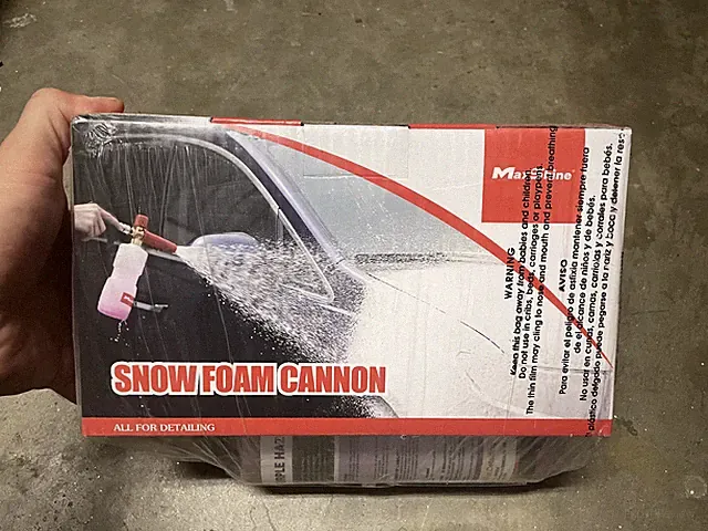 Maxshine Snow Foam Cannon Lance & 16oz Purple Haze Snow Soap -Use w/ Garden Hose