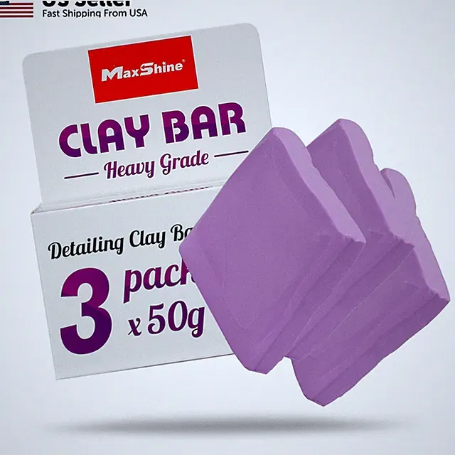 Maxshine Universal 3-Pack Magic Clay Bar (50g Each) – Heavy Grade