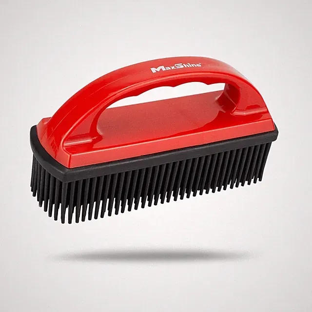Maxshine Universal Car Carpet Lint & Hair Removal Brush - Electrostatic Red