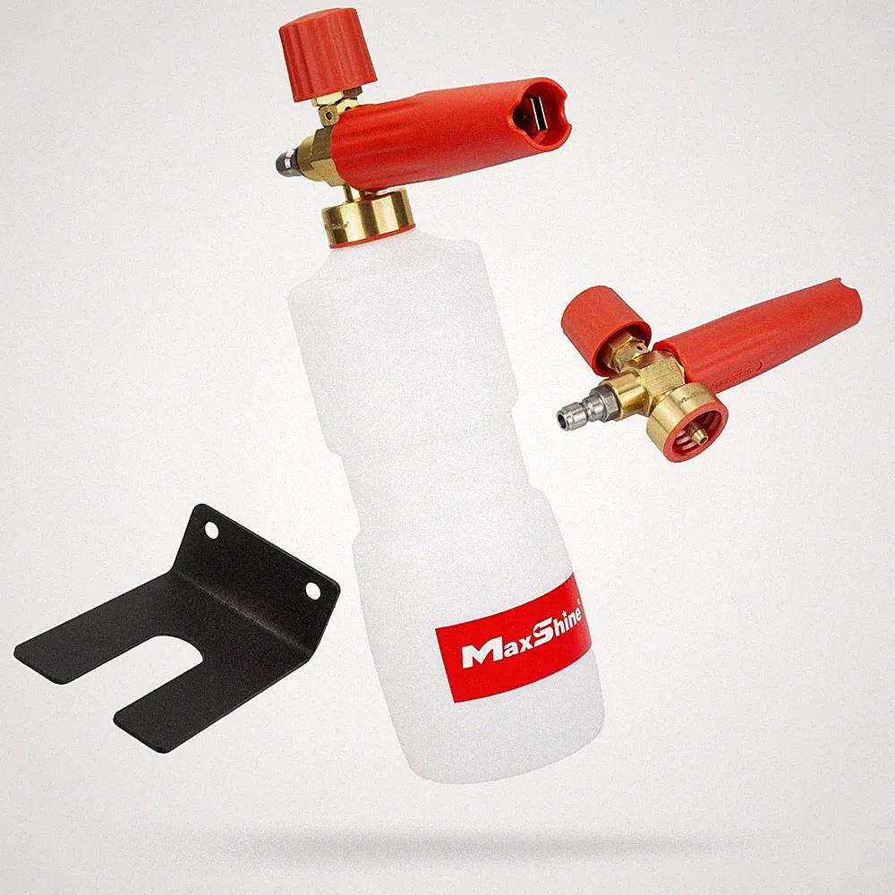 Maxshine Universal Snow Foam Cannon w/Wall Mount - 1/4” Quick Connect Premium...