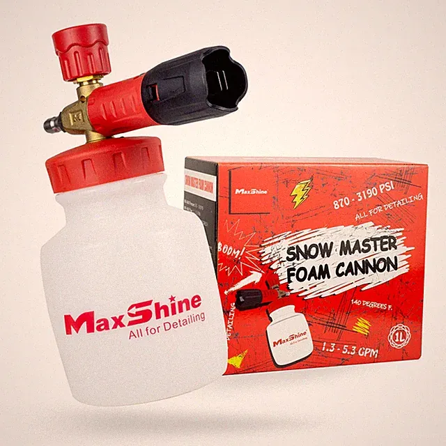 Maxshine Universal Snow Master Foam Cannon - 1/4” Quick Connect, High-Pressure W