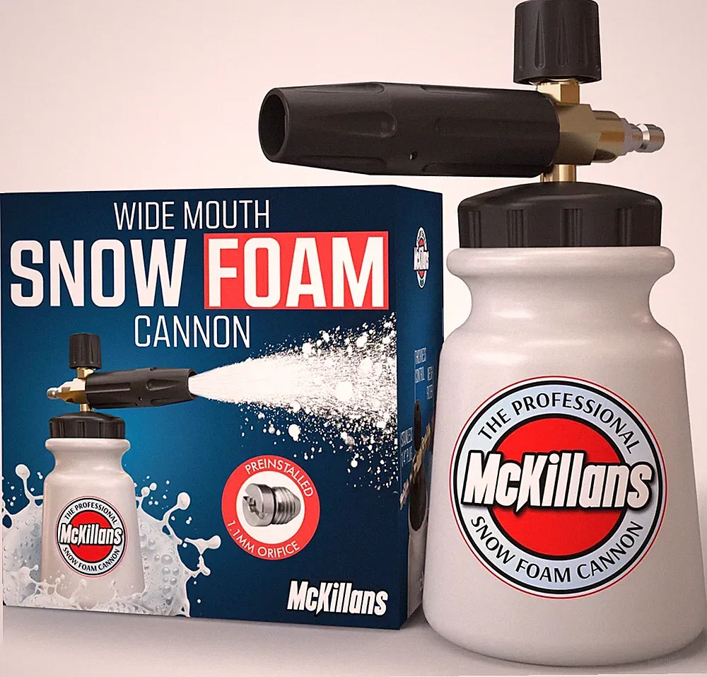 Mckillans Foam Cannon for Pressure Washer (Wide Mouth) - Car Wash Snow Foam Cann