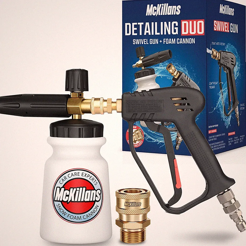 McKillans Pressure Washer Gun with Swivel & Foam & Cannon