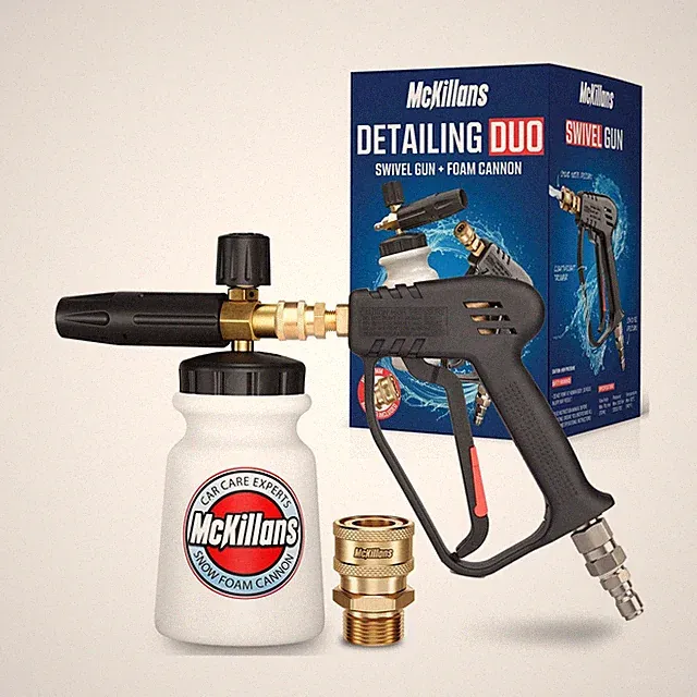McKillans Pressure Washer Gun with Swivel & Foam Cannon Wide Mouth ... Fast Ship