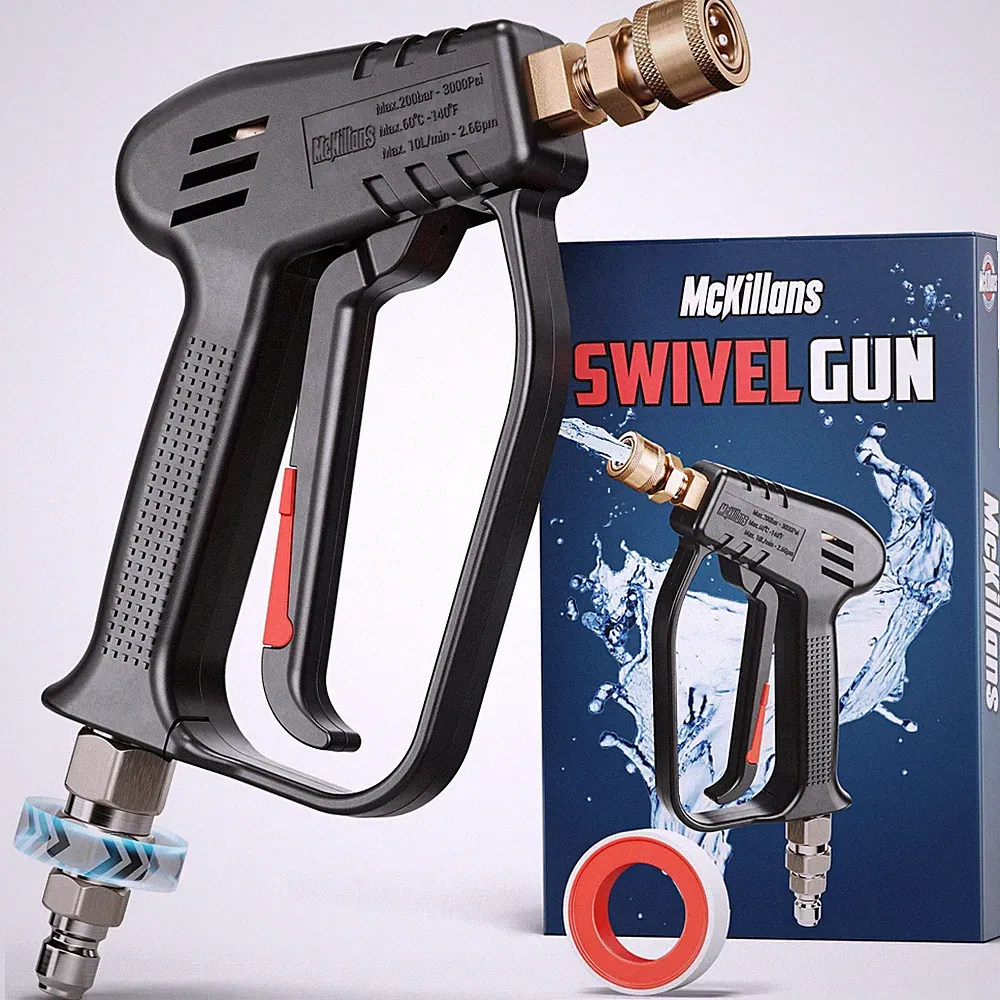 McKillans® Short Pressure Washer Gun with Swivel High Pressure Water Handle...