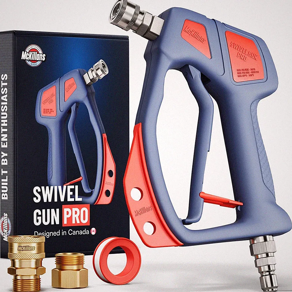 McKillans Swivel Gun Pro High Pressure Washer Water Handle 3/8in Male Universal