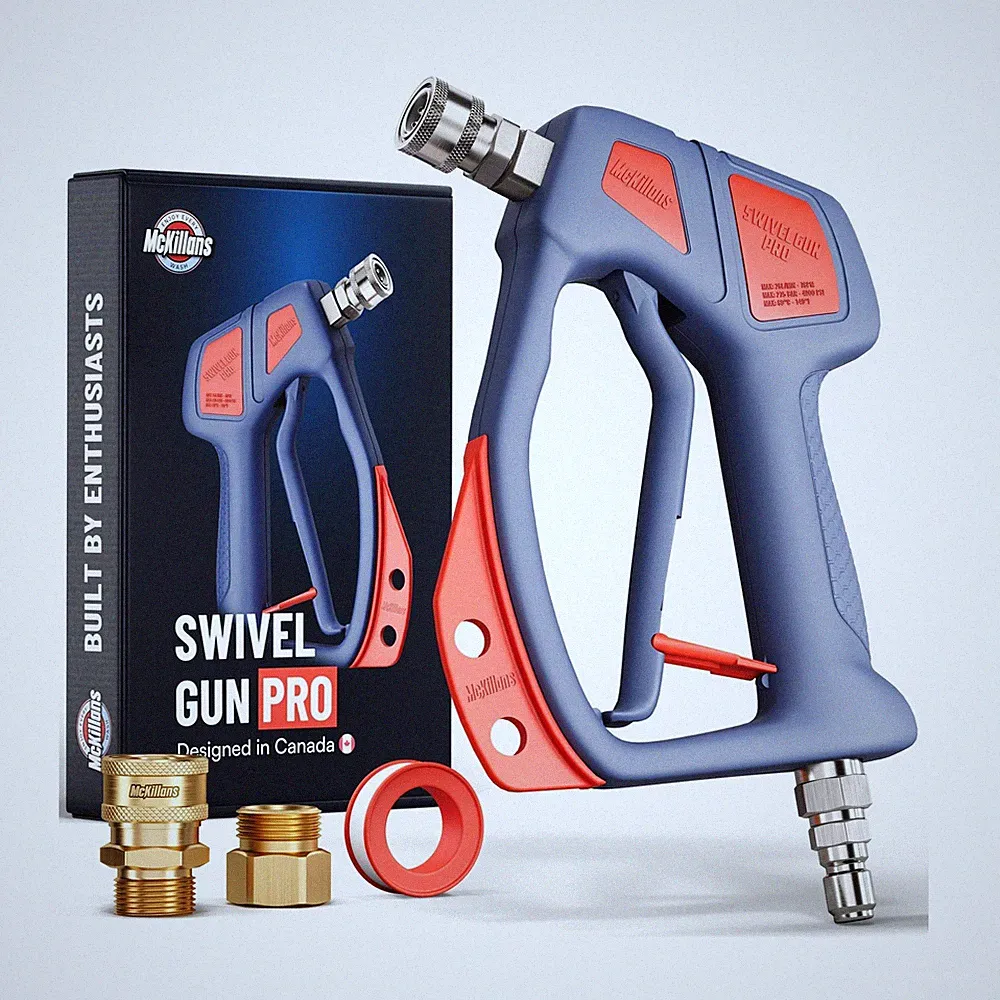 McKillans® Swivel Gun Pro - Swivel High Pressure Water Handle with 3/8" Mal
