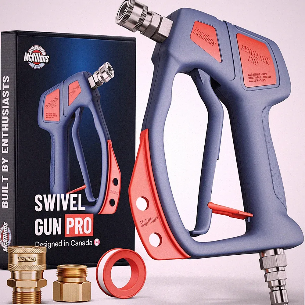 McKillans® Swivel Gun Pro Swivel High Pressure Water Handle with 3/8 Male Plug