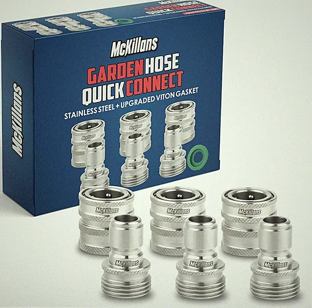 McKillans® Water Hose Quick Connect [UNIVERSAL FIT] 3 Pack - Connects