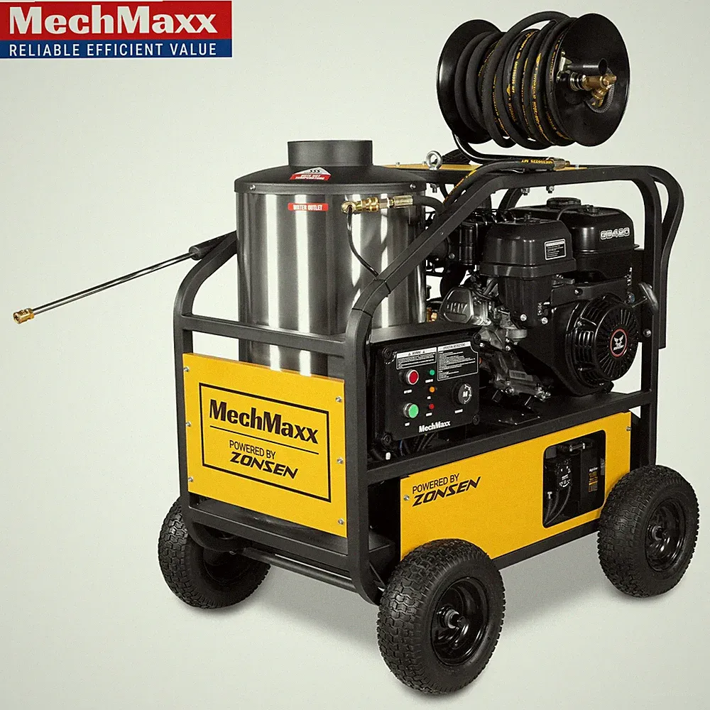 MechMaxx 4000 PSI 4 GPM Hot Water Pressure Washer with Hose Reel, HPW40D