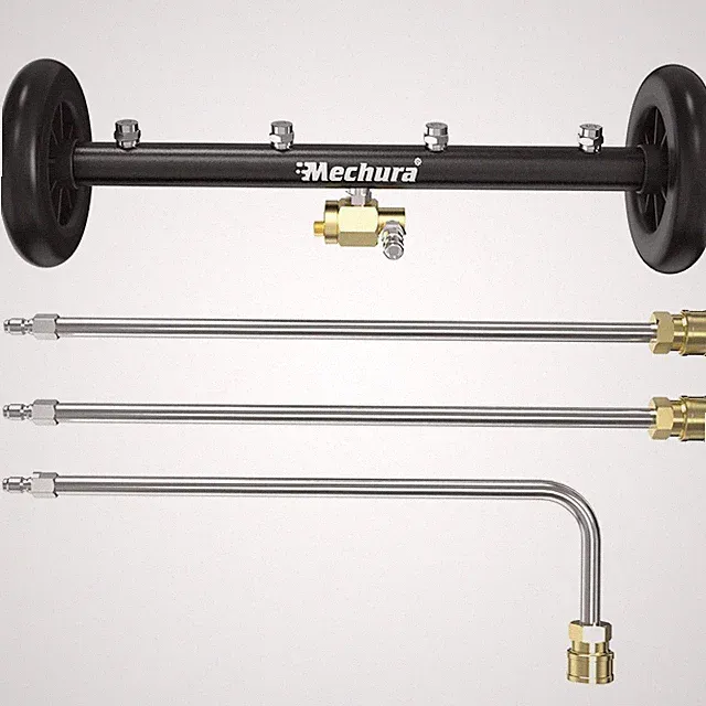 Mechura 16 Inch Undercarriage Pressure Washer Attachment, 4000 PSI