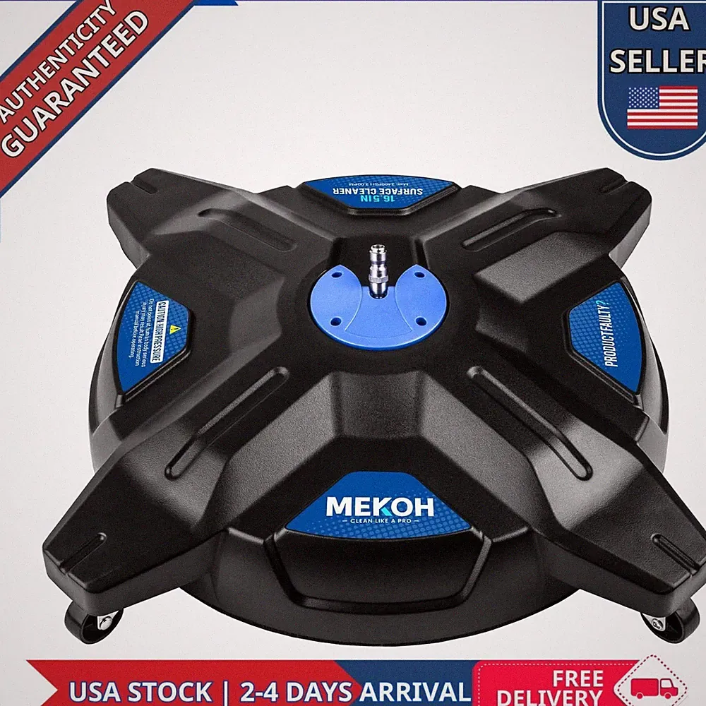 MEKOH 16.5 Inch 3600PSI Pressure Washer Surface Cleaner Attachment 1/4 Quick...