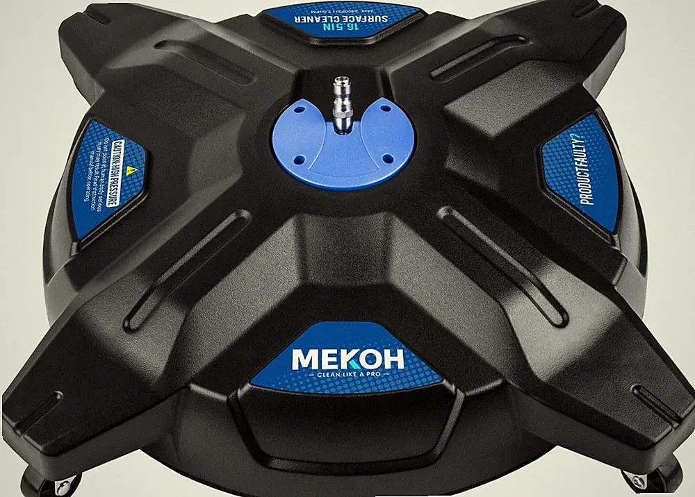 MEKOH 16.5” Pressure Washer Surface Cleaner, Large Lightweight Driveway Press...