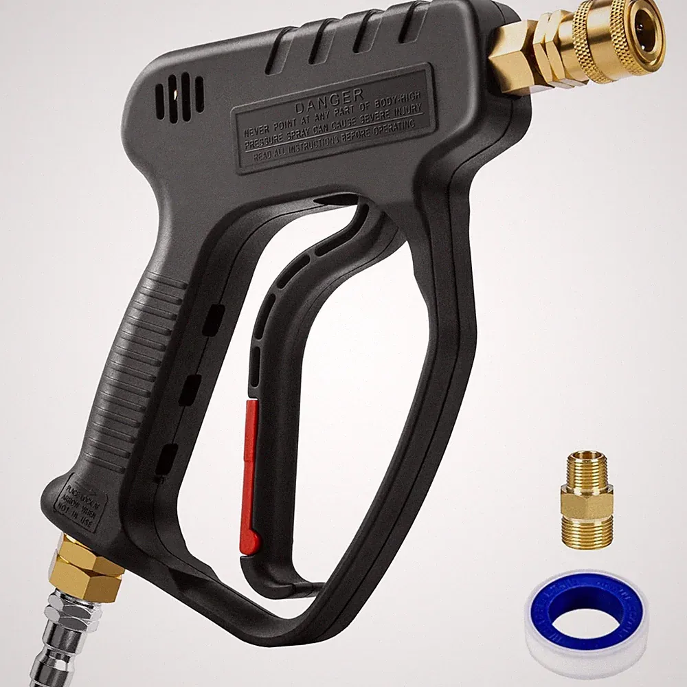 MEKOH Short Pressure Washer Gun, 5000PSI Stubby Pressure Washer Spray Gun for...