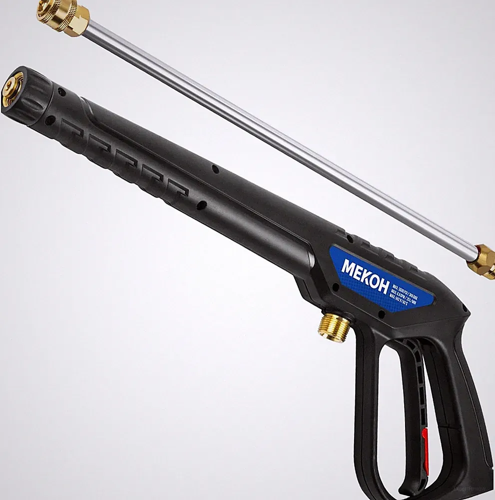 MEKOH Universal Pressure Washer Gun with Stainless Extension, Replacement Power