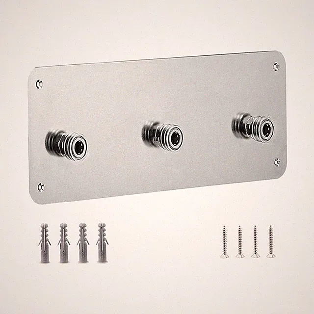 Metal Wall Mounted Nozzle Rack for 1/4 inch Quick Connect Pressure Washer Parts