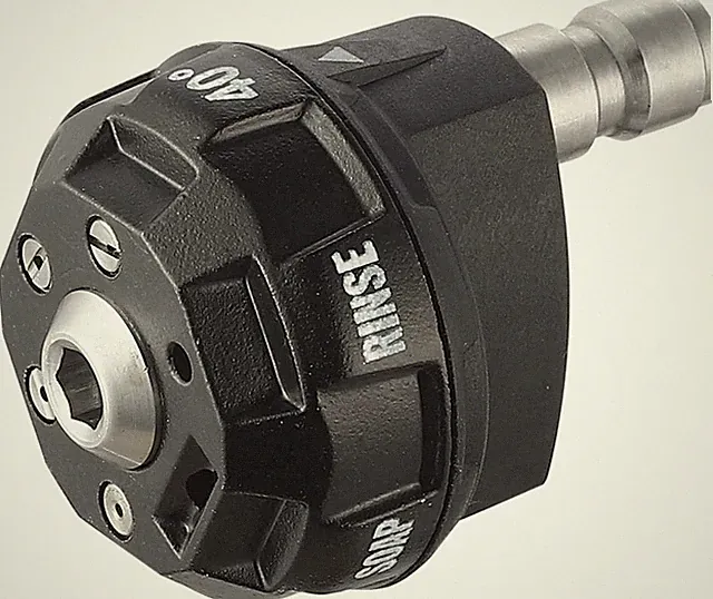 Meteor Blast Pressure Washer Nozzle, 6-In-1 Quick Change over and Adjustable, Po