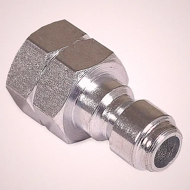 MI-T-M 17-0017 Quick-Connect Plug,1/4 (F) x 1/4 35Z909
