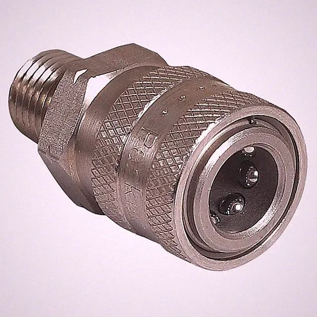 MI-T-M 17-0020 Quick-Connect Coupler,1/4 (M) x 1/4 35Z907