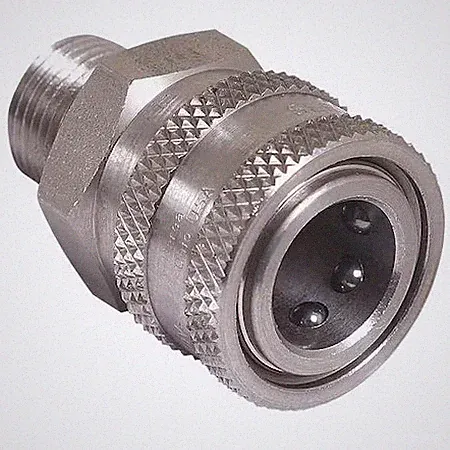 Mi-T-M 17-0042 Quick Connect Coupler, Male, 3/8 X 3/8 In