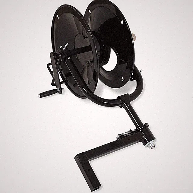 MI-T-M AW-0050-0136 Hand Crank Hose Reel,150 ft,1" ID,Blck 3WE19