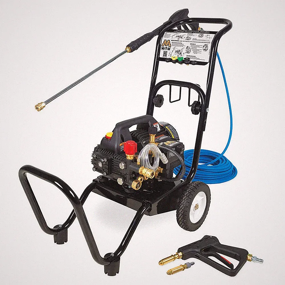 MI-T-M CM-1400-0MEC-M Pressure Washer,1400 PSI, 1.5 HP, 120 V 56JJ10