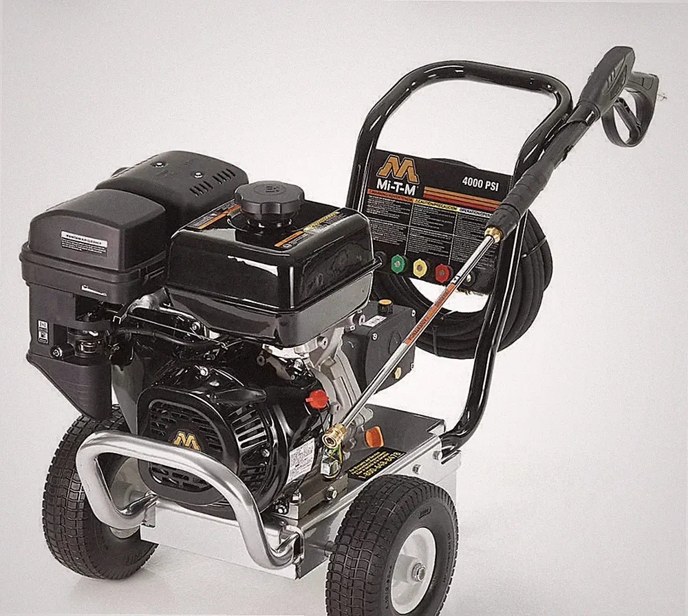 Mi-T-M Gc-4000-0Mmb Heavy Duty 4000 Psi 3.4 Gpm Cold Water Gas Pressure Washer