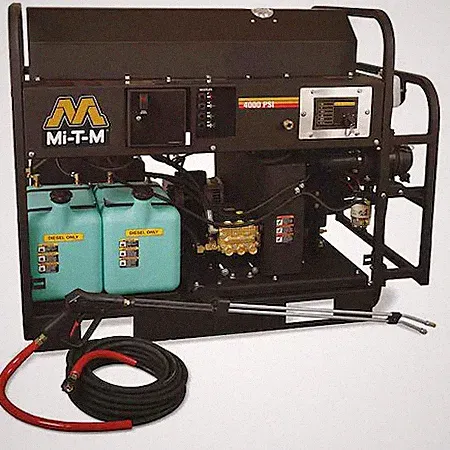 Mi-T-M Gh-4005-0Mdk Heavy Duty 4000 Psi 4.5 Gpm Hot Water Gas Pressure Washer