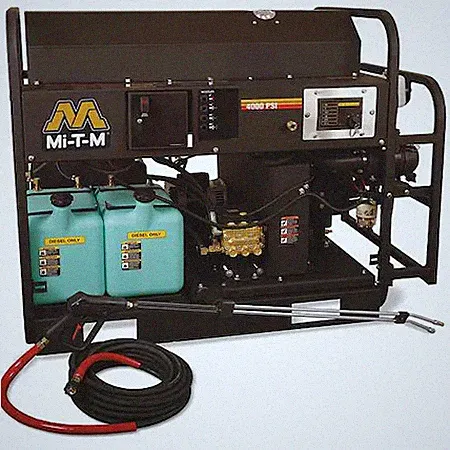 Mi-T-M Gh-4005-0Mdk Heavy Duty 4000 Psi 4.5 Gpm Hot Water Gas Pressure Washer