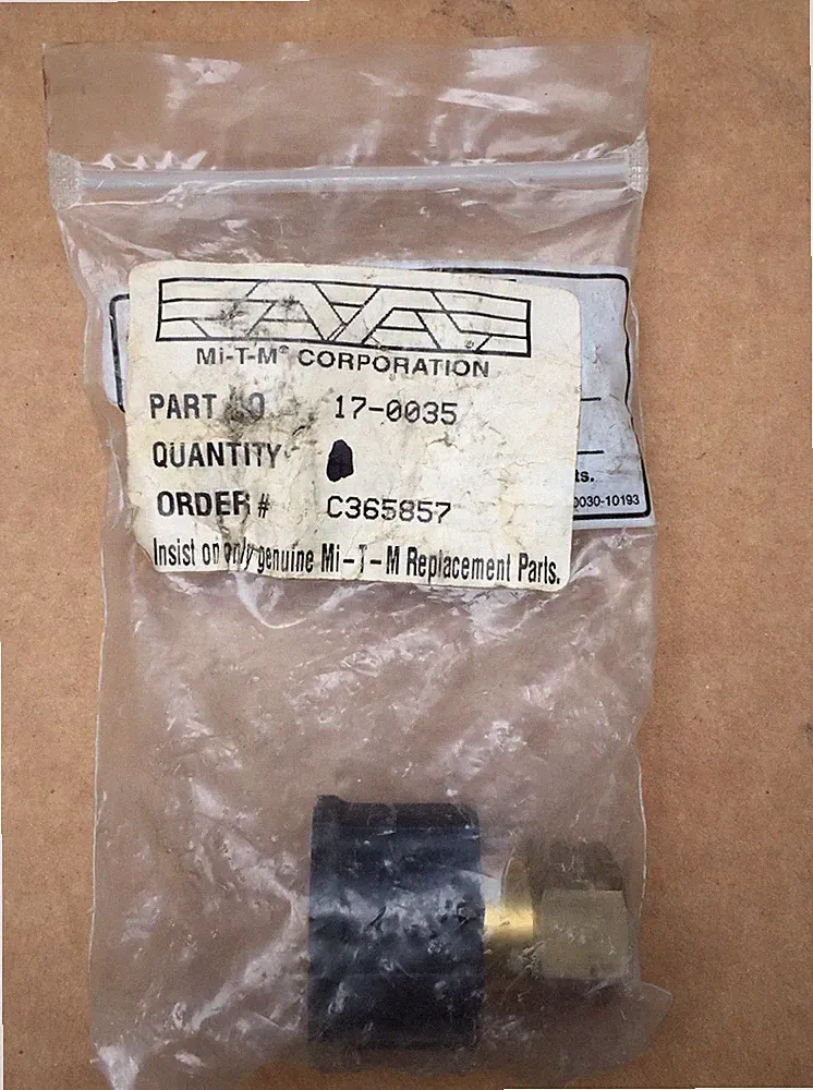 Mi-T-M Nos Oem 17-0035 Pressure Washer Connector. Mi-t-m Factory Parts 170035.