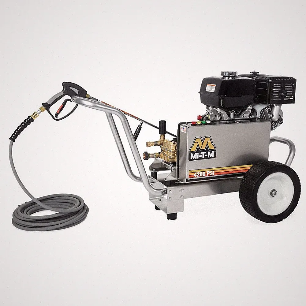 MI-T-M Pressure Washer,Cold Water,4200 psi,Gas 822TN3