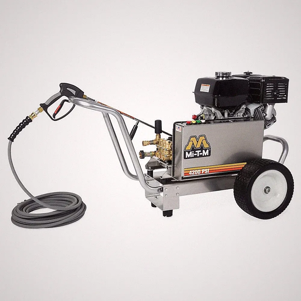 MI-T-M Pressure Washer,Cold Water,4200 psi,Gas 822TN3