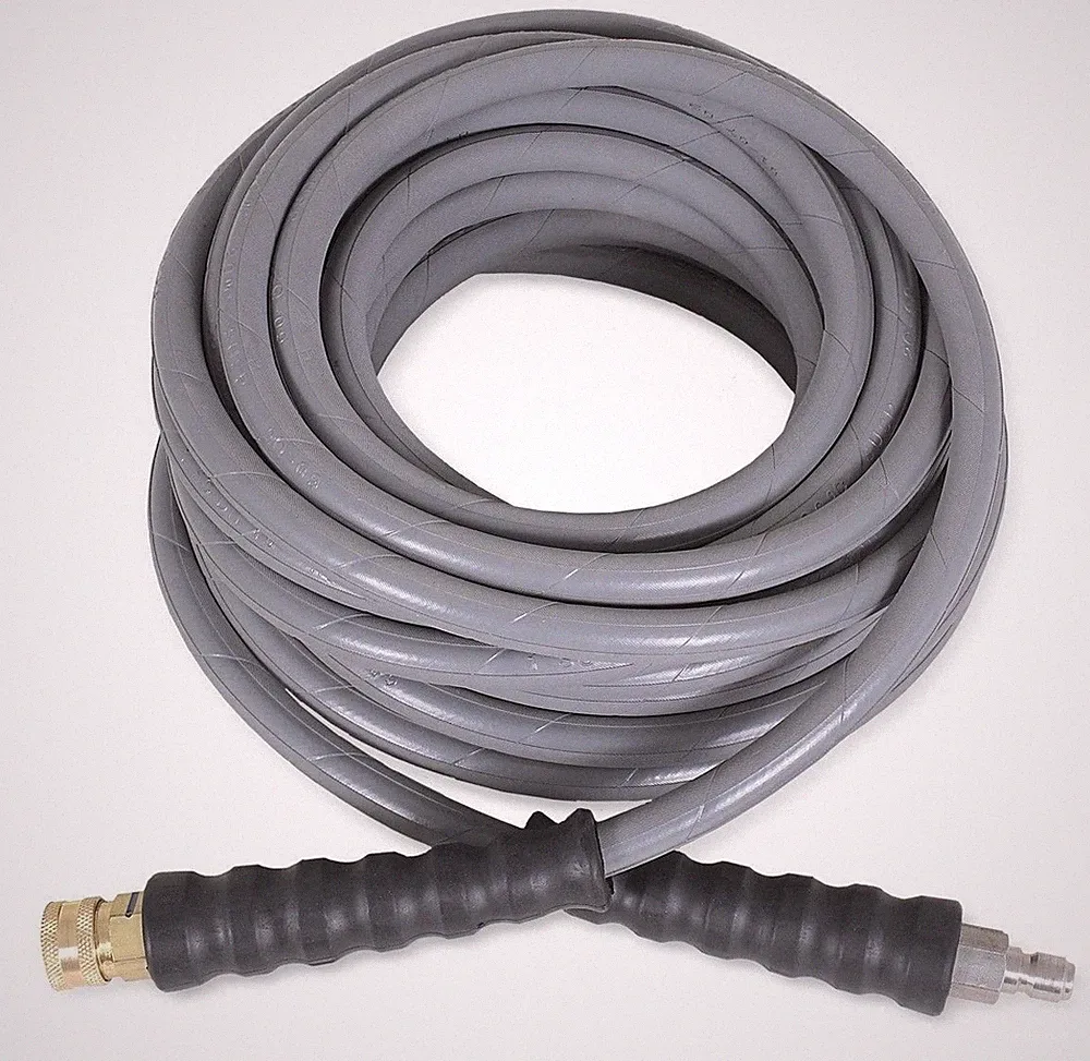 Mi-T-M Pressure Washer Non Marking Hose With Quick Connect 50' x 3/8" 851-0338
