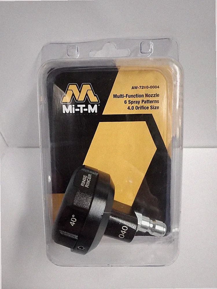 MITM AW-7200-0004 MULT FUNCTIONAL SPRAY NOZZLE PRESSURE WASHER 4.0GPM