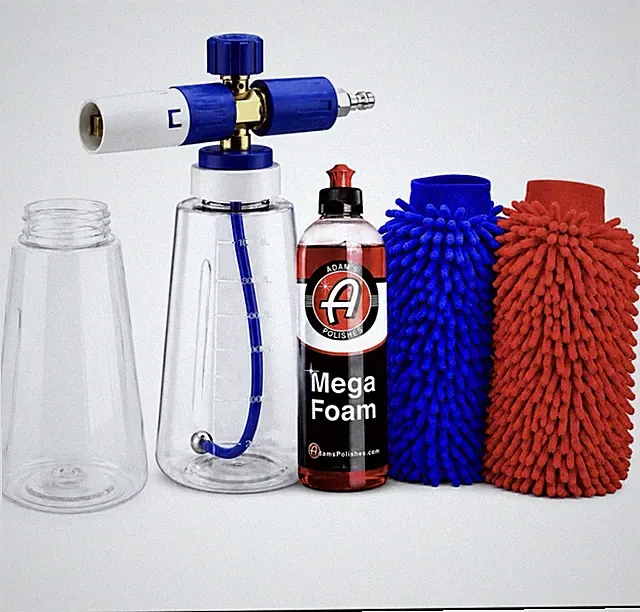 MJJC Like Foam Cannon with 1/4″ Quick Connect and Swivel . BRASS MEGA FOAM