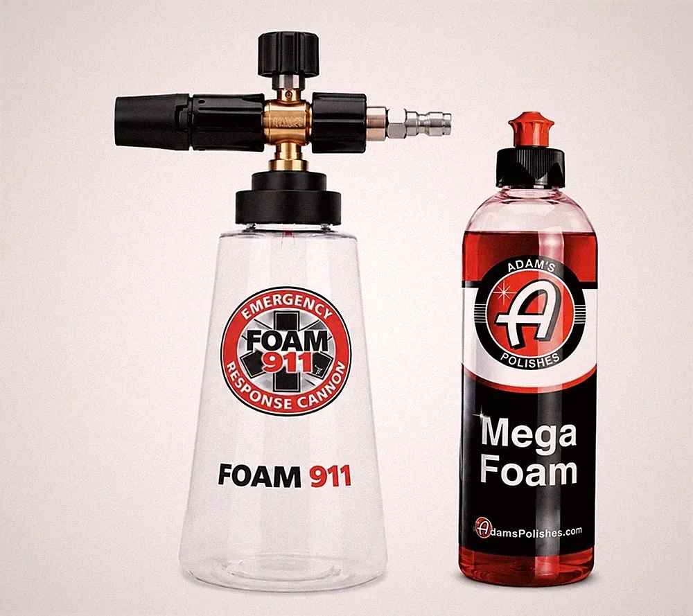 MJJC Like Foam Cannon with 1/4″ Quick Connect , Swivel . BRASS. ADAMS MEGA FOAM