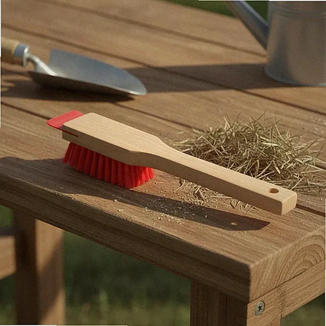 Mower Blade Brush Easy-to-Grip Garden Tool Cleaning Brush Compact for Gardeners