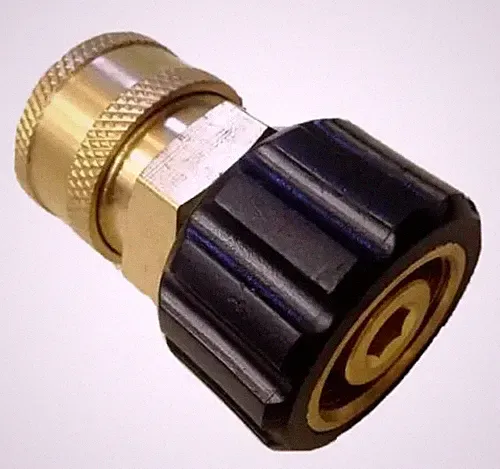 MTM 24.0448 Pressure Washer Twist Connect M22 / 14MM X 3/8" Coupler